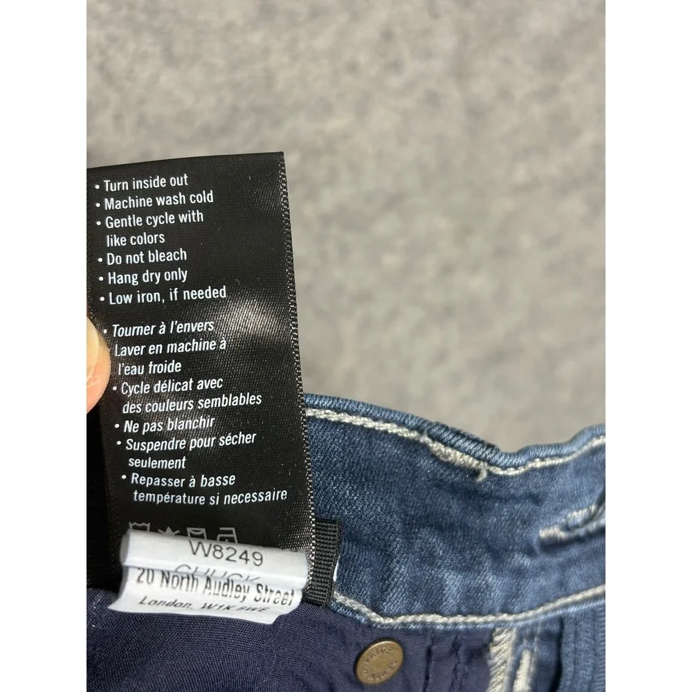 Paige Federal Slim Straight Leg Jeans Mens 30 Dark Wash Indigo W8249